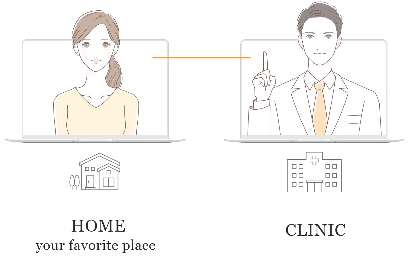 ひまわりクリニック オンライン診察 イメージ画像